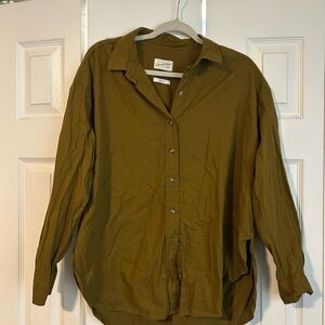 Universal Thread Mustard Oversized Shirt